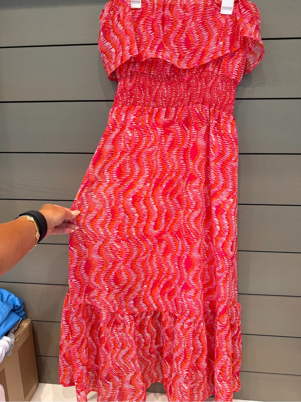 Veronica M size small Strapless Maxi Dress